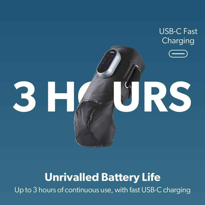 GEEPAS 2-in-1 Knee & Calf Leg Massager with Heat for Pain Relief Relaxation