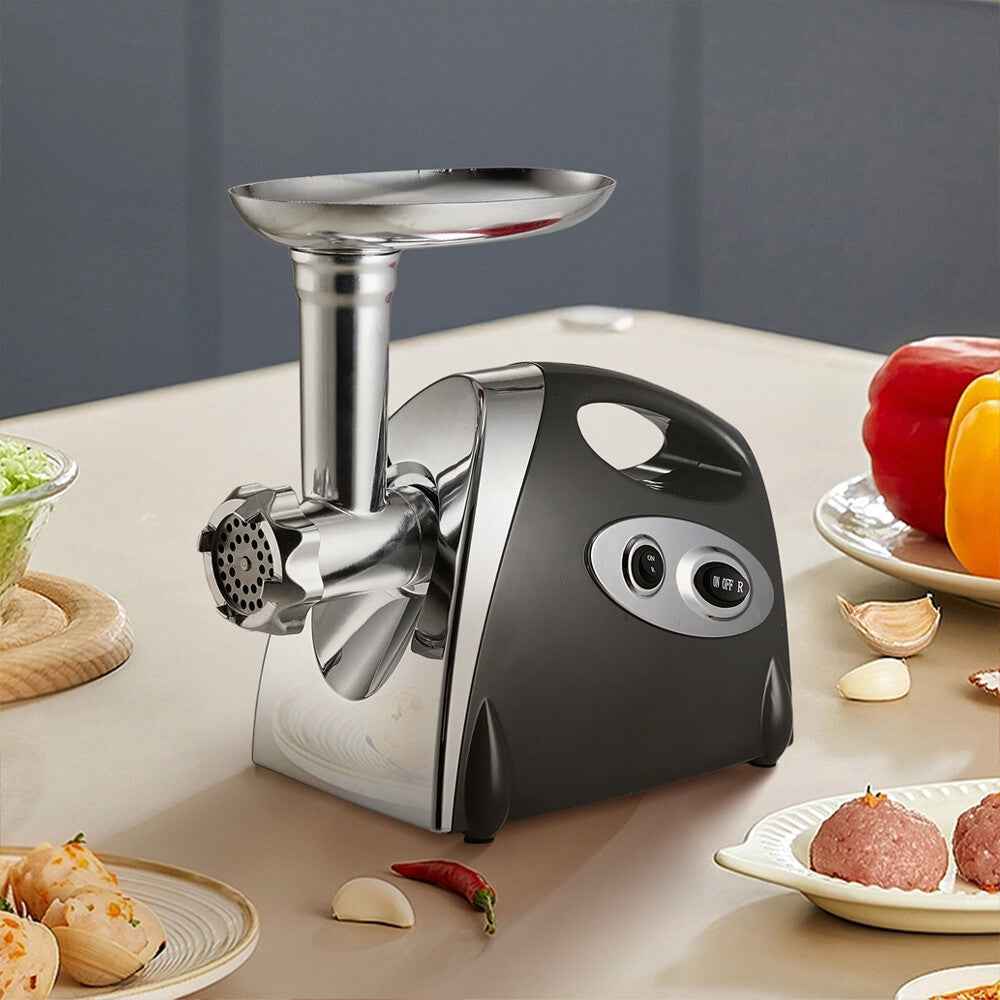 220V Electric Meat Grinder Multifunction Stainless Steel Mincer Sausage Stuffer