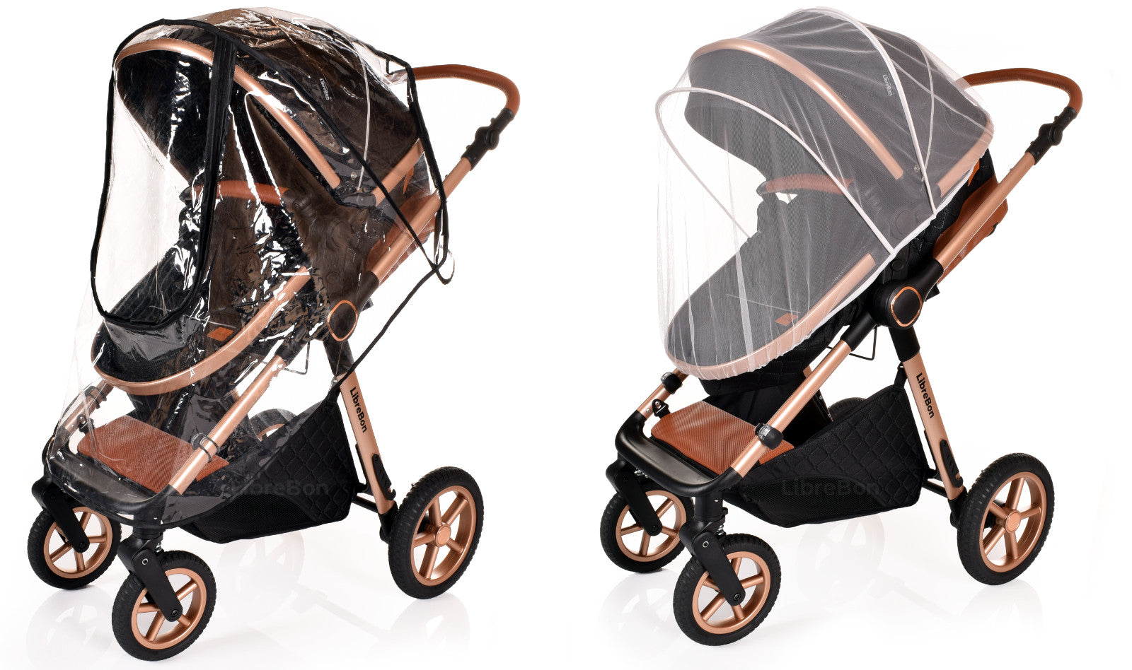 3 in 1 Pram Newborn Baby Buggy Set Travel System with Car Seat Folding Pushchair