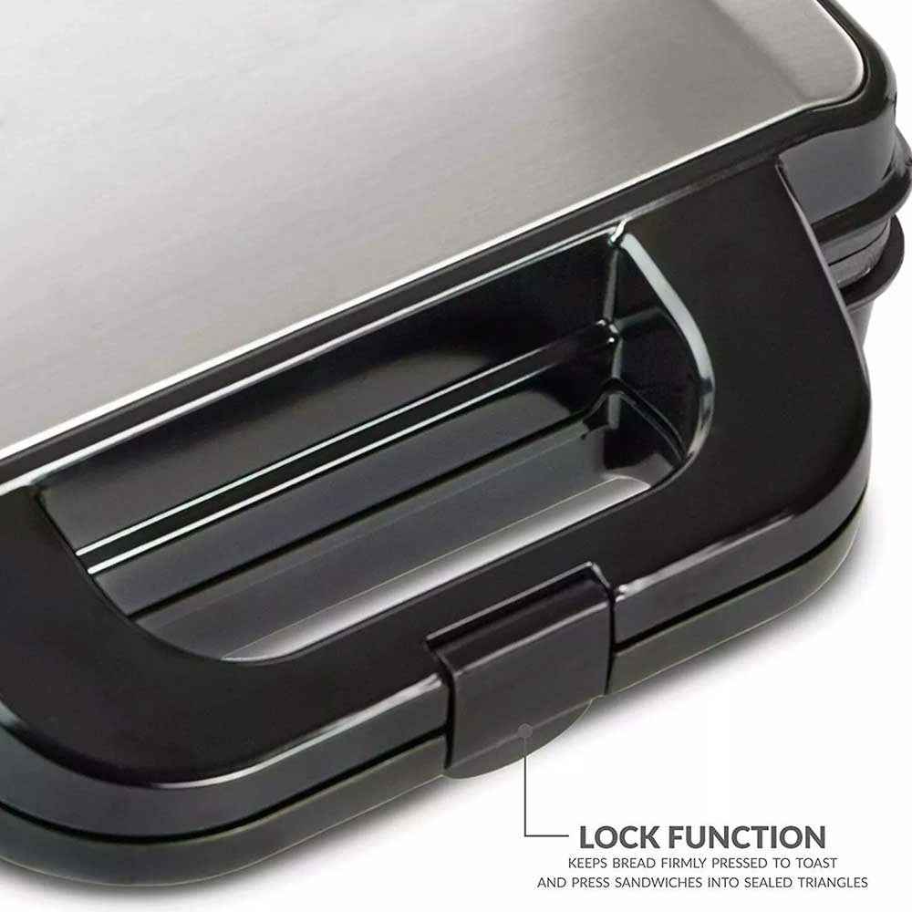 Toastie Maker 4 Slice Sandwich Toaster Non-Stick Machine Easy Clean 900W