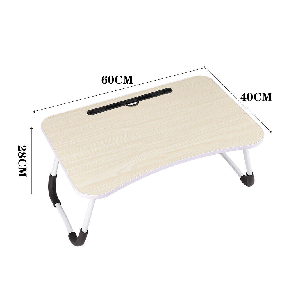 Folding Laptop Bed Table Sofa Breakfast Tray Portable Computer Lap Desk Stand