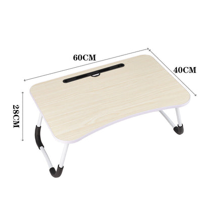 Folding Laptop Bed Table Sofa Breakfast Tray Portable Computer Lap Desk Stand