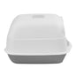 Large Hooded Cat Litter Tray Litter Box Self Cleaning Cat Pan Potty Tray w/ Lid