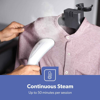 GEEPAS 2000W Upright Vertical Garment Clothes Steamer 1.3L Tank 11 Stem Setting