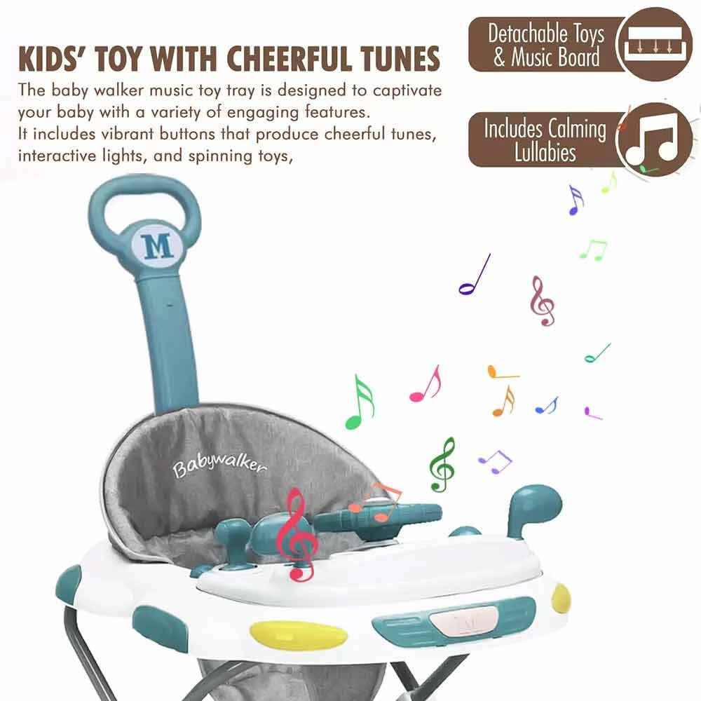 Baby Walker/Rocker Bouncer First Steps Push Along Activity Music Ride On Car.UK