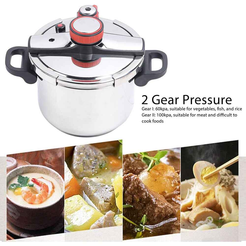 HINSINC 6L Pressure Cooker aluminum Pressure Cooker Kitchen Catering Cookware