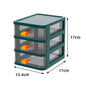 3/4/5 Small Plastic Drawer Storage Tower Organizer Box Office Desktop Tabletop