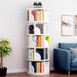 4-Layer 360° Rotating Bookshelf Bookcase Display Floor Standing Storage Rack New