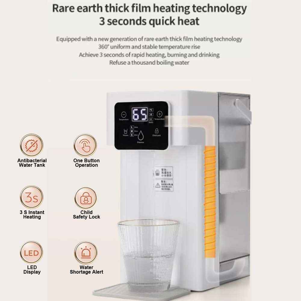 Instant Hot Water Dispenser Machine 3L New Portable W/ 12 Temperature Adjustable