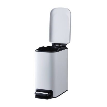 Pedal Bin Dustbin Stainless Steel Waste w/Bucket & Removable Lid Kitchen Bedroom