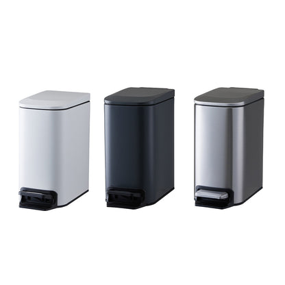 Pedal Bin Dustbin Stainless Steel Waste w/Bucket & Removable Lid Kitchen Bedroom