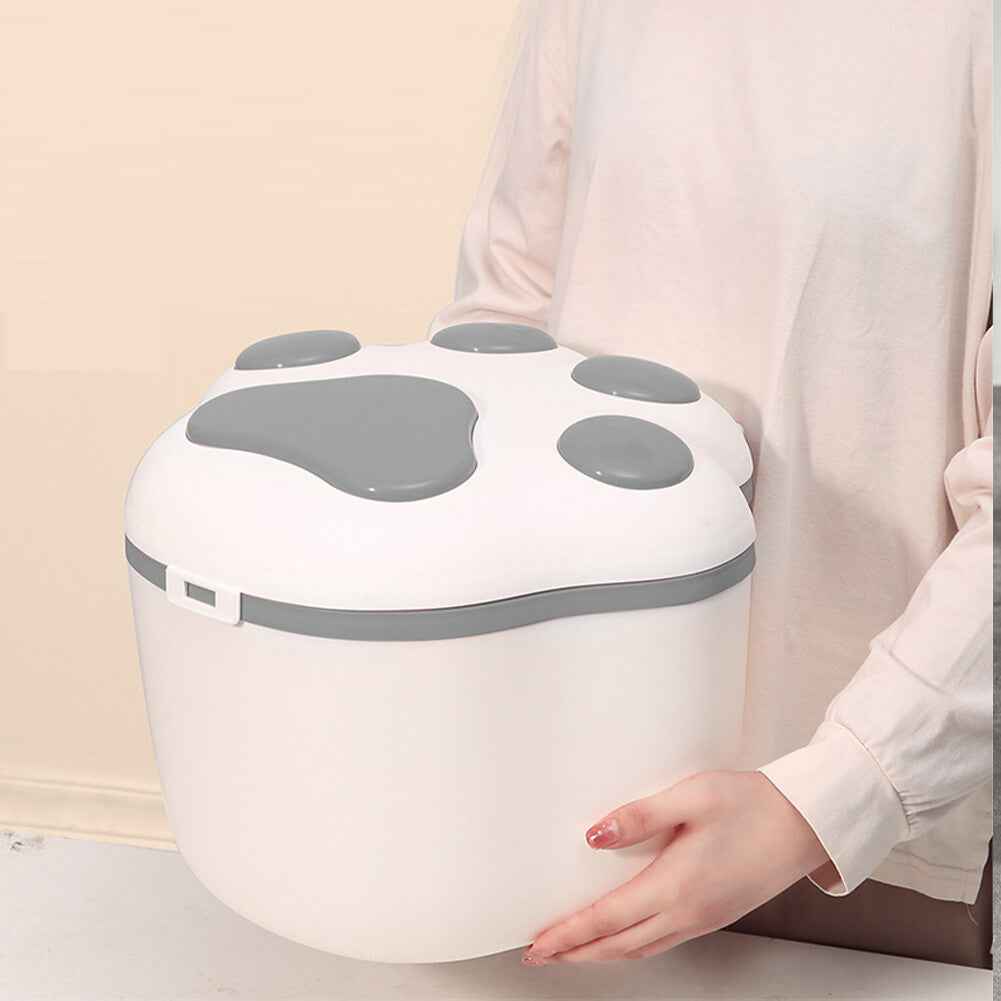 Food Storage Container Dog Cat Pet Animal Dry Food Cereal Dispenser Box with Lid