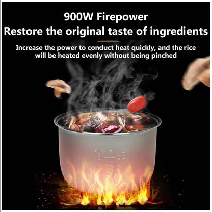 Intelligent Appointment Timing Heating High-fire Fast Cooking 5L Rice Cooker