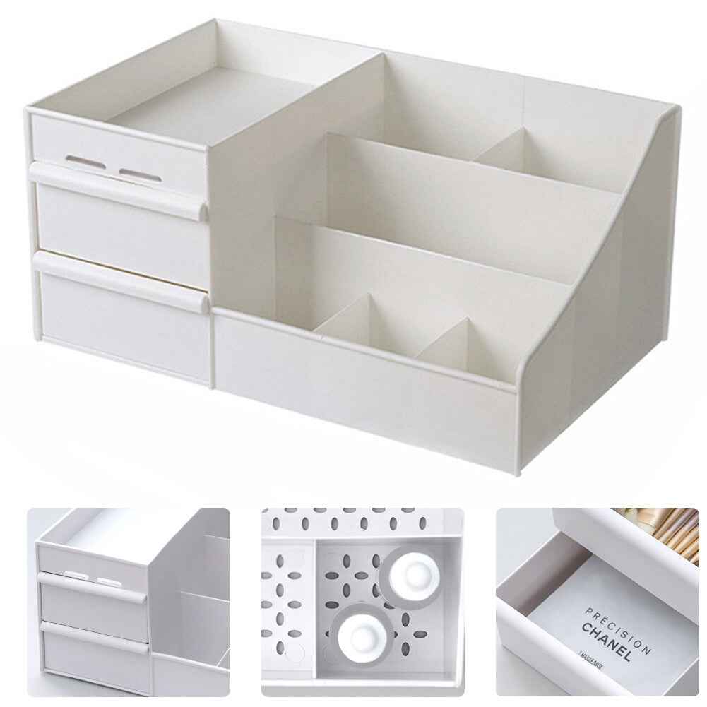 Bedroom Dressing Table Makeup Cosmetics Organiser Home Desktop Tidy Storage Box