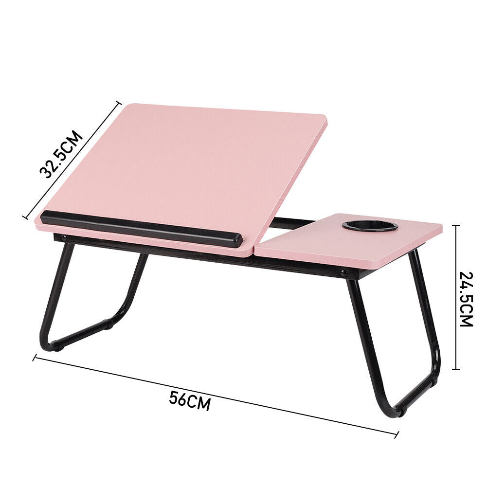 Folding Laptop Bed Table Sofa Breakfast Tray Portable Computer Lap Desk Stand