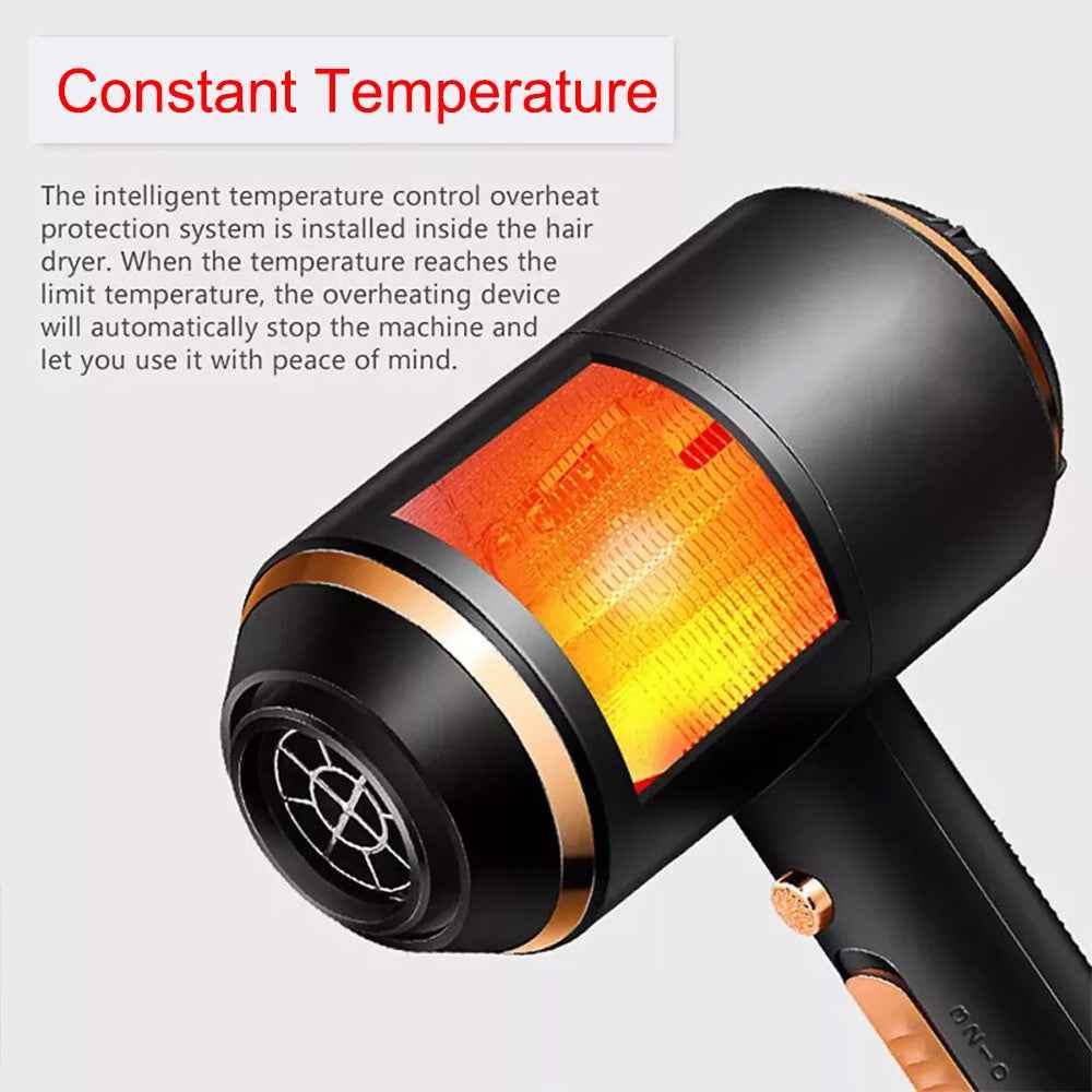 4000W Professional Fast Dry Dryer Ionic Hair Dryer for Curly Straight Hair