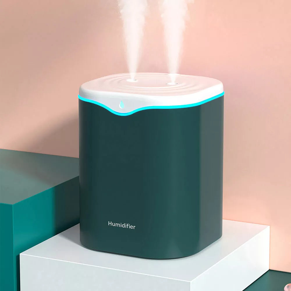 2000ML USB Air Humidifier Double Spray Essential Oil Aromatherapy Diffuser - Ceenaz Store