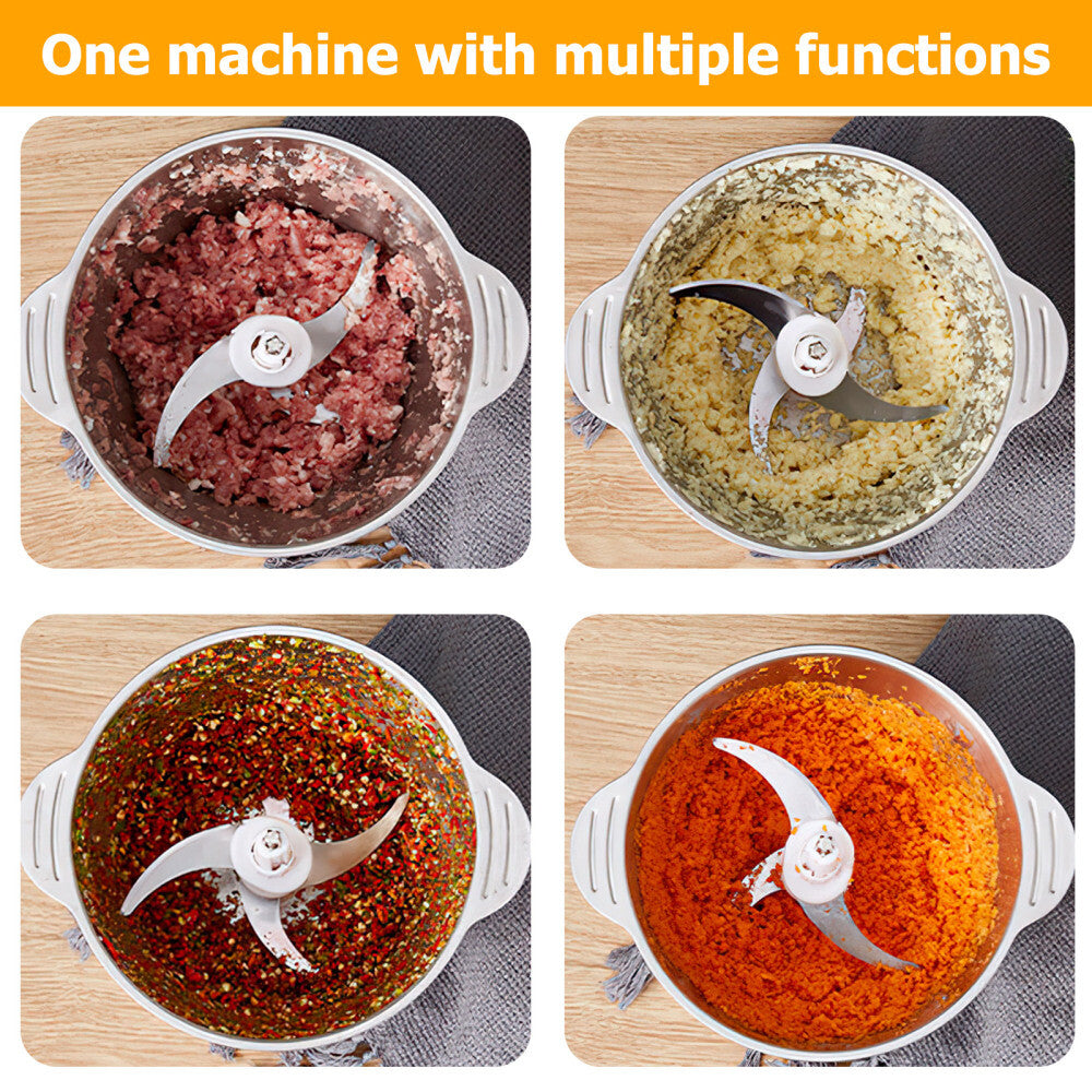 2/3/5L Electric Meat Grinder Mincer Mixer Blender Food Chopper Processor Blender