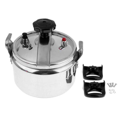 Aluminium Pressure Cooker Quick with Lid Latch Indicator 7L-11L Explosion-Proof