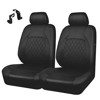 4PCS FULL SET FRONT REAR FABRIC CAR SEAT COVERS PROTECTORS UNIVERSAL WASHABLE UK