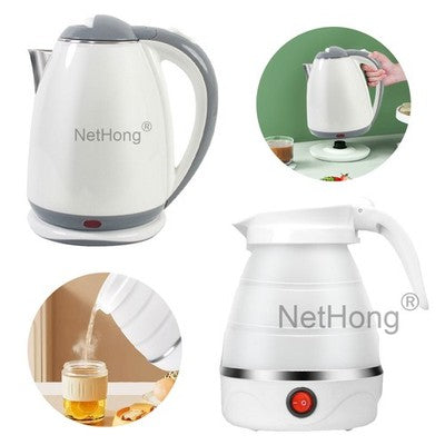1.8L Stainless Steel Electric Kettle: Rapid Boil, Travel, Camping, Caravan - Ceenaz Store