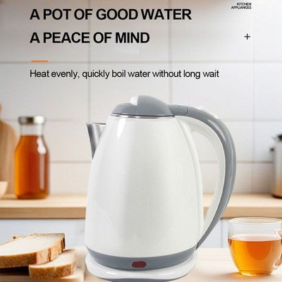 1.8L Stainless Steel Electric Kettle: Rapid Boil, Travel, Camping, Caravan - Ceenaz Store