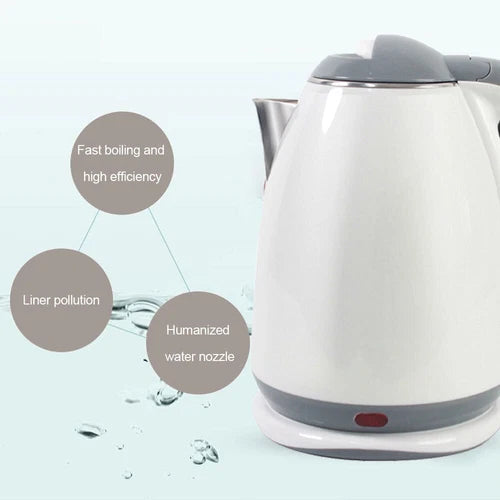 1.8L Portable Electric Water Kettle: Fast Boil, Stainless Steel, Anti-Scalding Design - Ceenaz Store