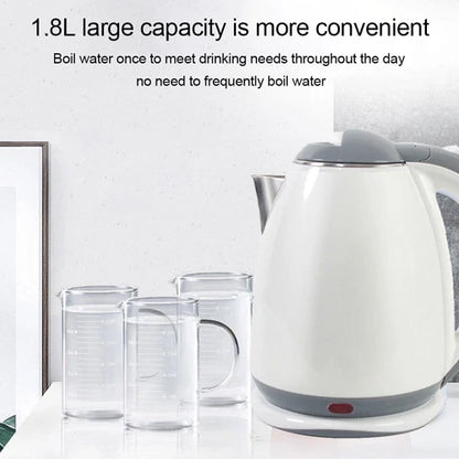 1.8L Portable Electric Water Kettle: Fast Boil, Stainless Steel, Anti-Scalding Design - Ceenaz Store