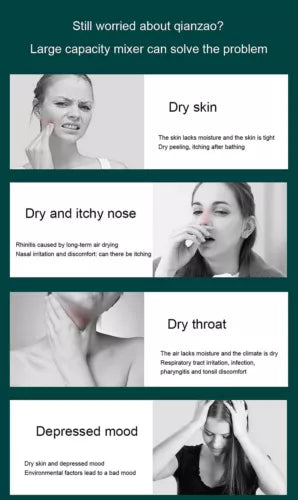 2000ML USB Air Humidifier Double Spray Essential Oil Aromatherapy Diffuser - Ceenaz Store