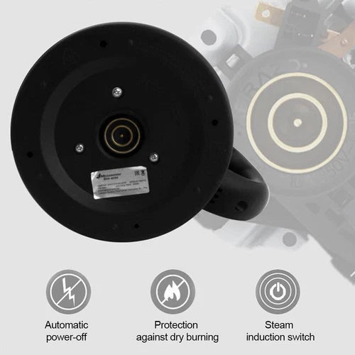 1.8L Portable Electric Water Kettle: Fast Boil, Stainless Steel, Anti-Scalding Design - Ceenaz Store