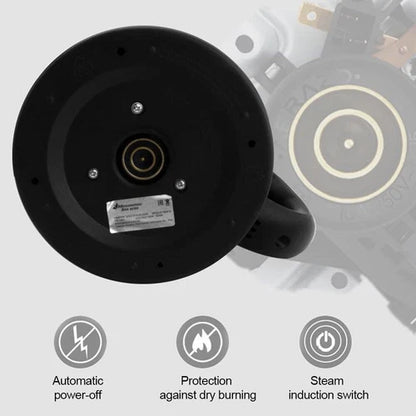 1.8L Portable Electric Water Kettle: Fast Boil, Stainless Steel, Anti-Scalding Design - Ceenaz Store