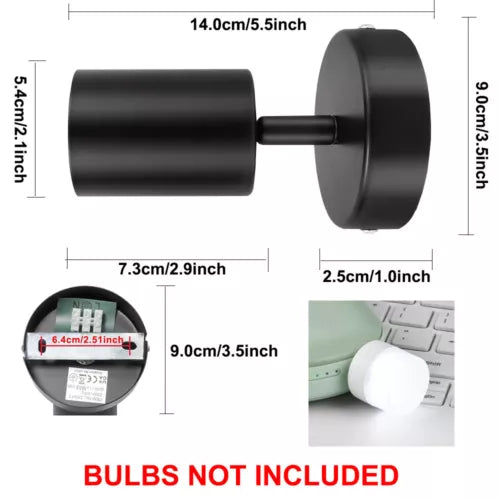 1-4 Way Ceiling Spotlight Adjustable Kitchen Bar Spot Light LED GU10 Bulbs Lamp - Ceenaz Store