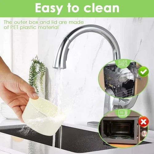 Rotating Fruit Snack Tray with Lid Handle Multi-Section Serving Platter Multi-Se - Ceenaz Store