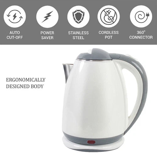 1.8L Portable Electric Water Kettle: Fast Boil, Stainless Steel, Anti-Scalding Design - Ceenaz Store