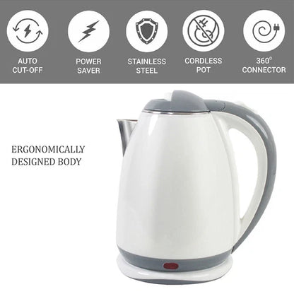 1.8L Portable Electric Water Kettle: Fast Boil, Stainless Steel, Anti-Scalding Design - Ceenaz Store