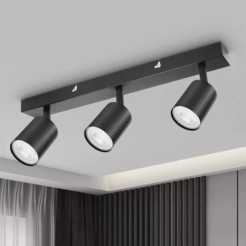 1-4 Way Ceiling Spotlight Adjustable Kitchen Bar Spot Light LED GU10 Bulbs Lamp - Ceenaz Store