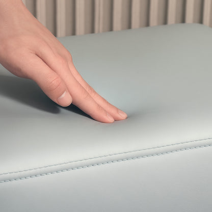 Footstool Small Footrest Upholstery with Plastic Legs