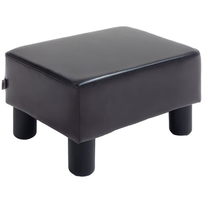 Footstool Small Footrest Upholstery with Plastic Legs