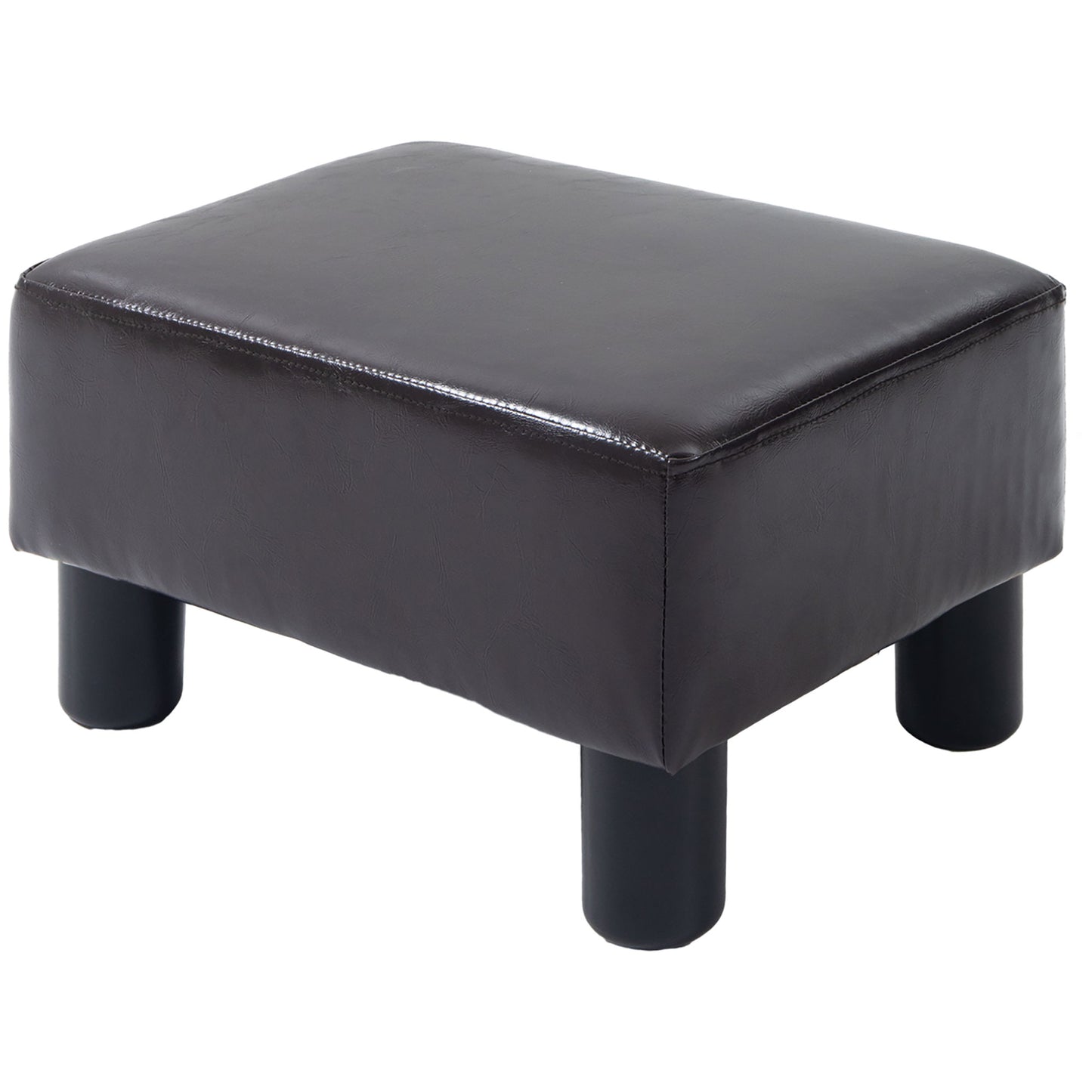 Footstool Small Footrest Upholstery with Plastic Legs