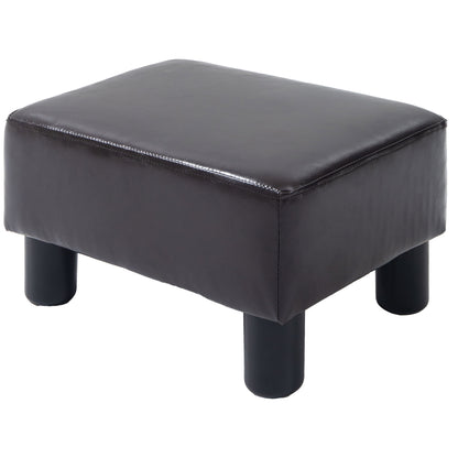 Footstool Small Footrest Upholstery with Plastic Legs