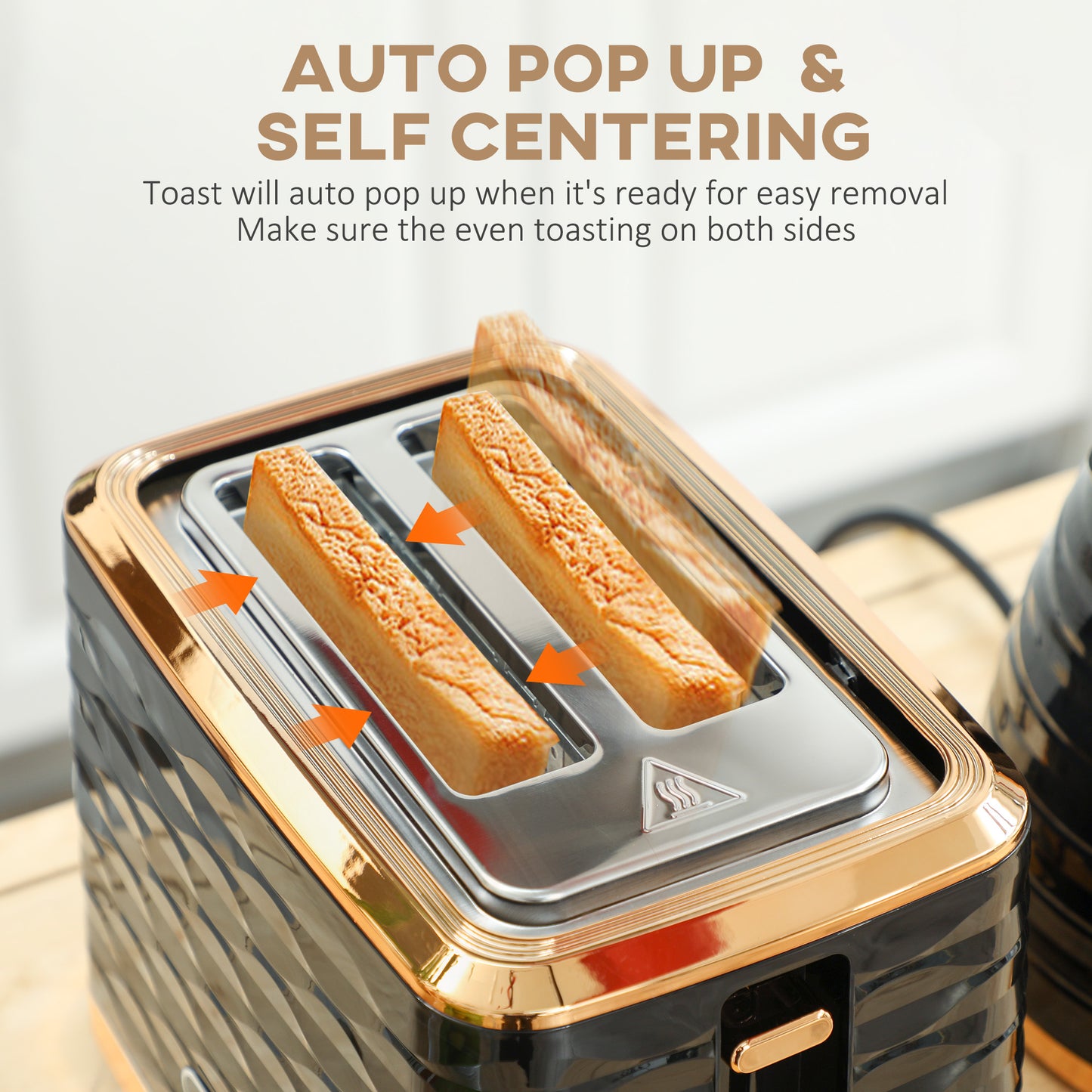 Kettle and Toaster Sets 1.7L Kettle & 4 Slice Toaster