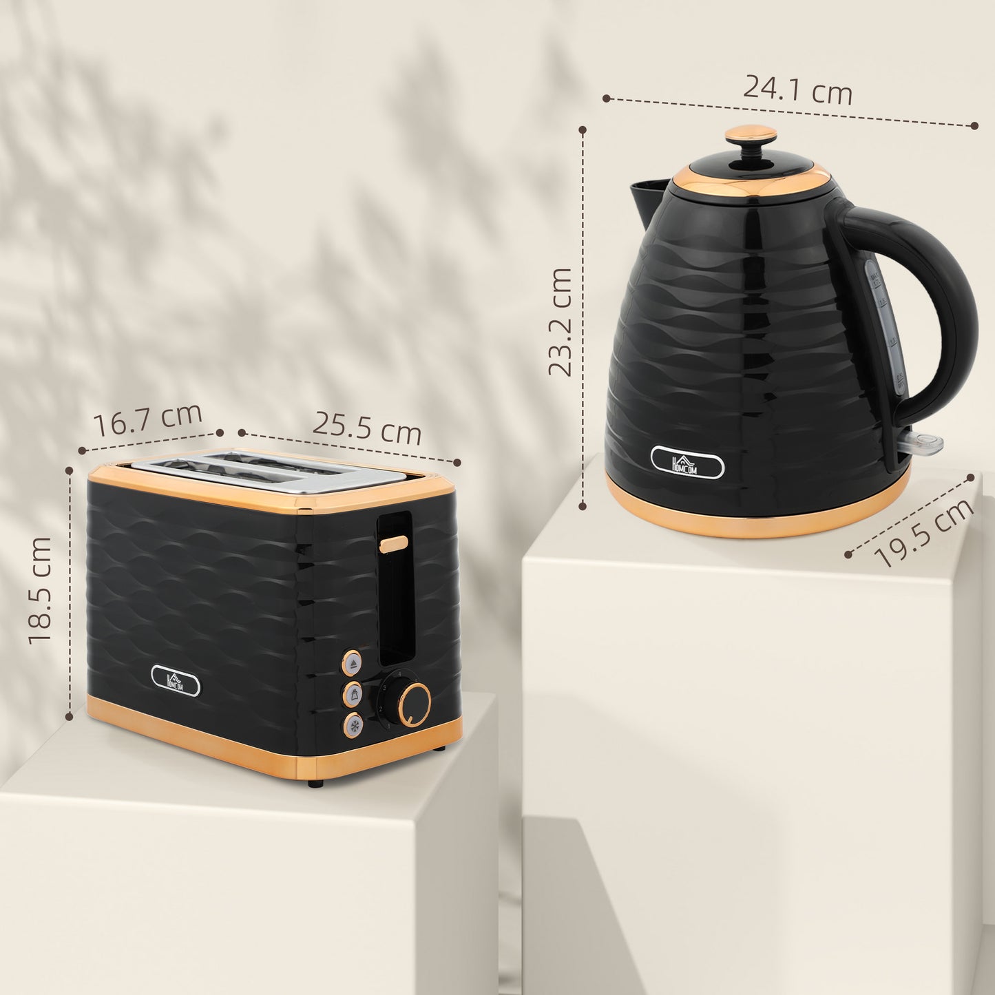 Kettle and Toaster Sets 1.7L Kettle & 4 Slice Toaster