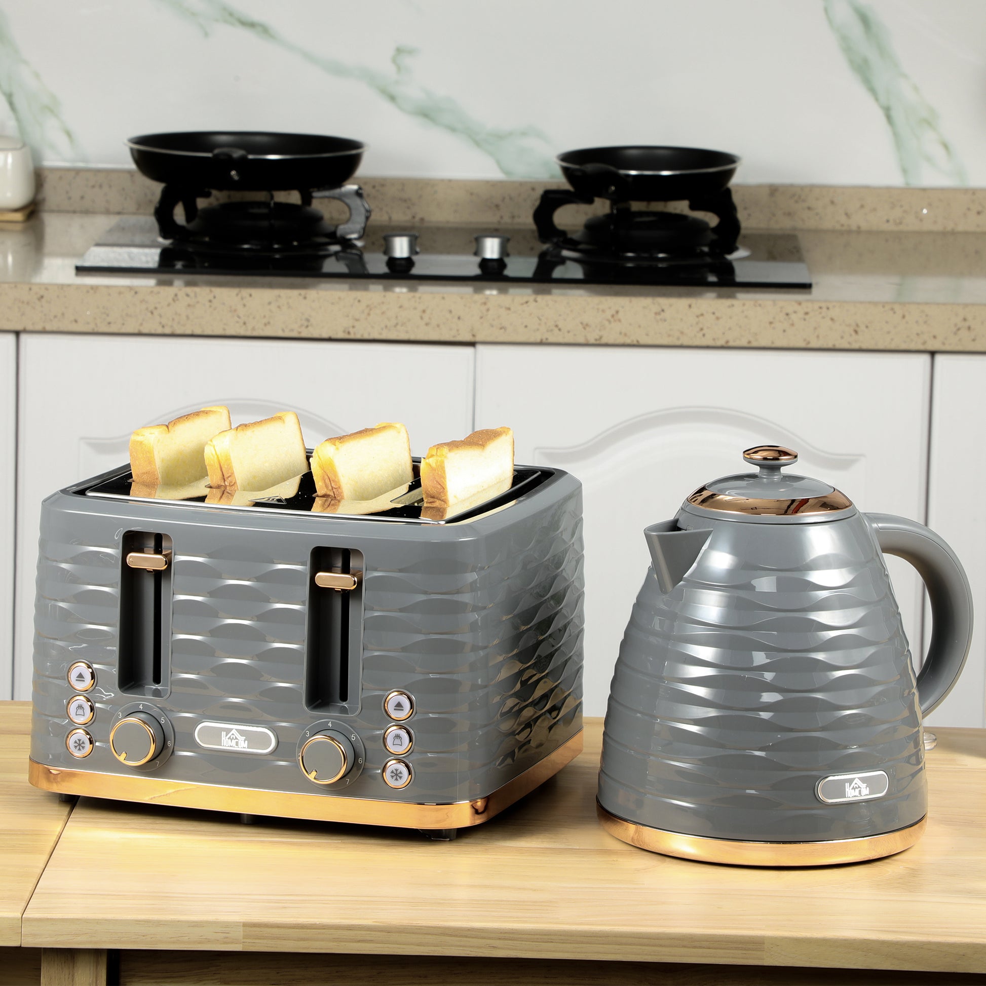 Kettle and Toaster Sets 1.7L Kettle & 4 Slice Toaster
